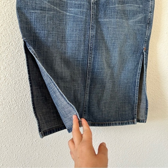 GUESS Women’s Denim Skirt 28 Blue Western Rodeo Country Casual Western Y2K 90s - Picture 2 of 10